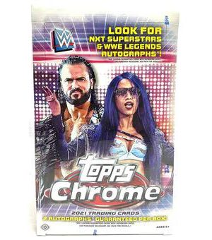 2021 Topps WWE Chrome Hobby Box