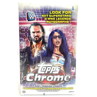2021 Topps WWE Chrome Hobby Box