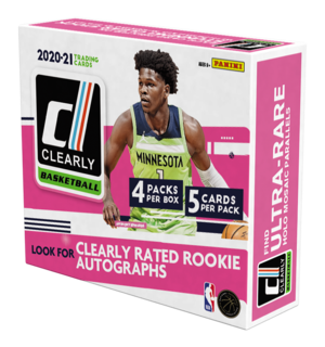 2020/21 Panini Basketball Donruss Clearly Hobby Box