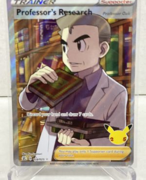 Pokémon Professor Research Full Art Holo - 024/25 - Celebrations 25th Anniversary