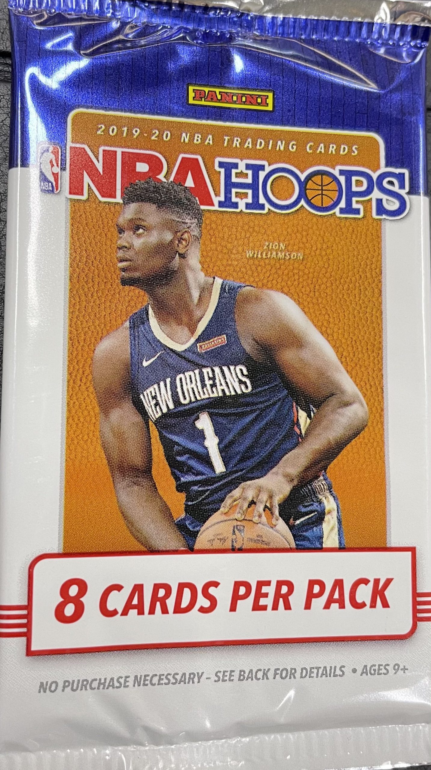 2019/20 Panini Basketball Hoops Retail Pack