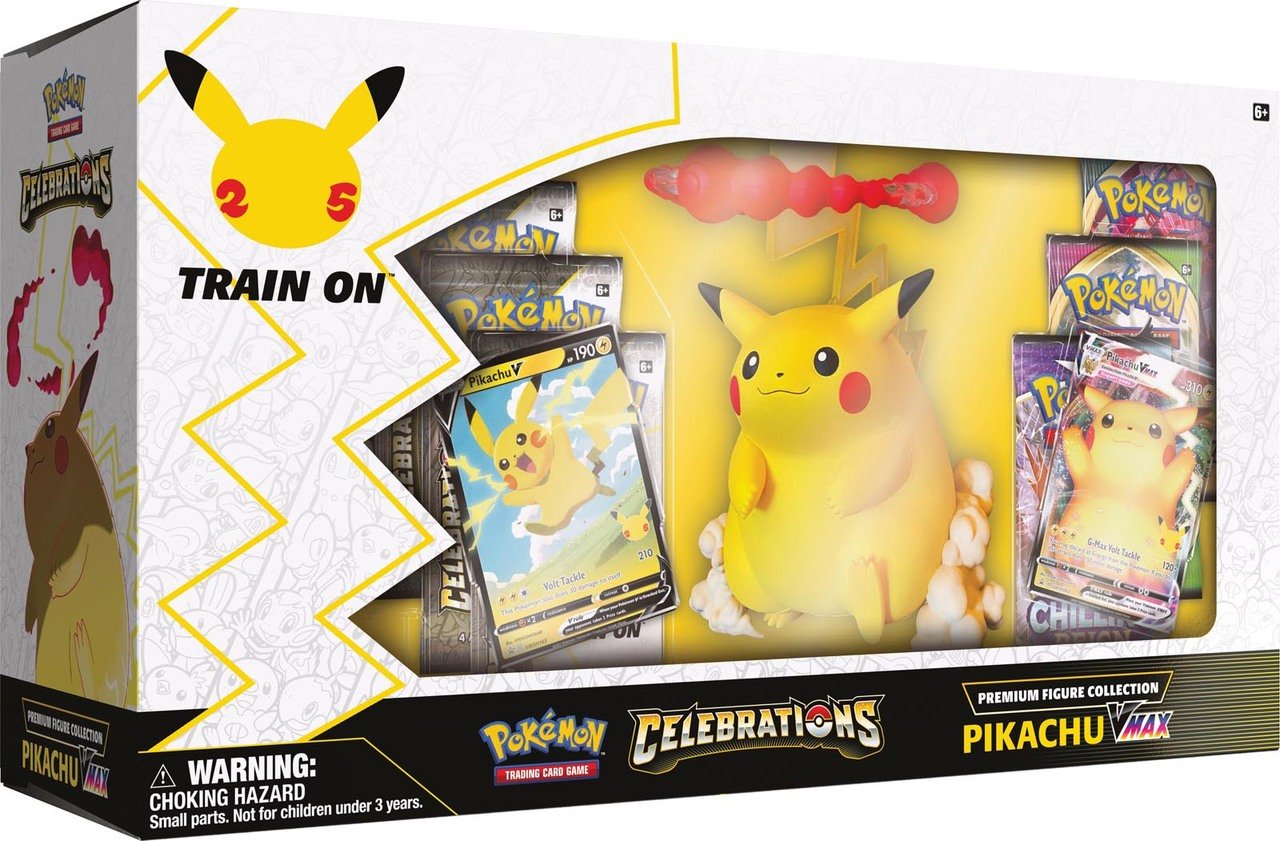Pokemon TCG Premium Figure Collection - Celebrations Pikachu Vmax (Pre-order)