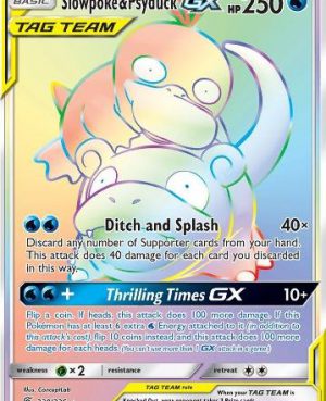 Slowpoke & Psyduck GX - 239/236 - Hyper Rare - Unified Minds