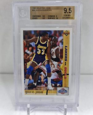 Jordan/Johnson - 91/92 Upperdeck BGS 9.5